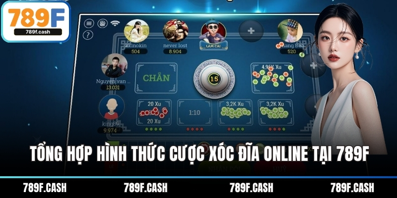 Tổng hợp hình thức cược xóc đĩa online tại 789F